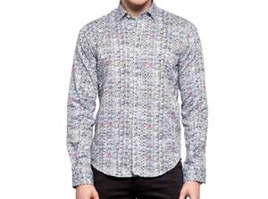NEW EIGHT X dance hall button down shirt in grey